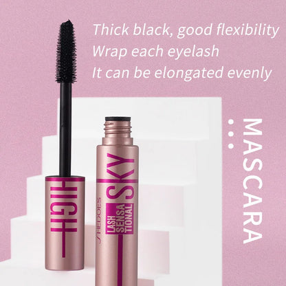 Eyelashes Lengthening Mascara Thickening Waterproof Sweat-Resistant Long Lasting Natural Curling Mascara Quick Dry Beauty Makeup.