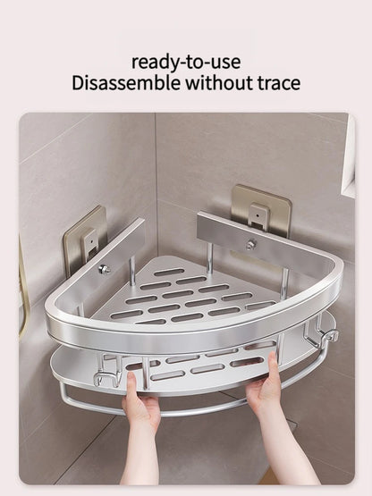 Yun jie ya Free Punch Bad Lager regal Kleiderbügel WC Eck regal Veranstalter Wand Dusch regal Wohn accessoires