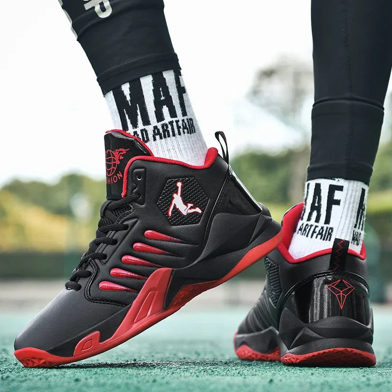 2024 Men Basketball Shoes Outdoor Sports Shoes Male Trendy Sneakers Wear Resistant Rubber Sole Basketball Shoes unisex 36-45.