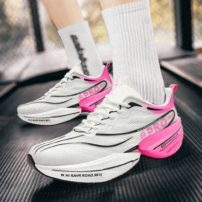 Neue männer Turnschuhe Hohe Qualität Carbon Platte Laufschuhe Stilvolle Atmungsaktive Casual Sportschuhe Männliche Trainer Tennis Schuhe