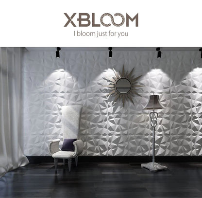 12pcs 30x30cm Champagne Gold color 3D Wall Panel gold luxurious 3D Wall Sticker Wedding party Wood grain Waterproof Wallpaper