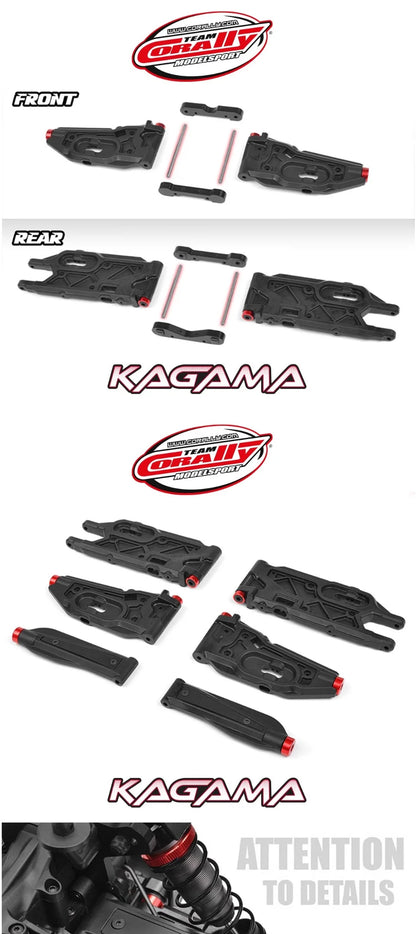 Team Corally Kagama 6s 1/8 4WD RC Cars Remote Control Electric Simulation Racing Card Climbing Off Road Vehicle Model Toy Gift.