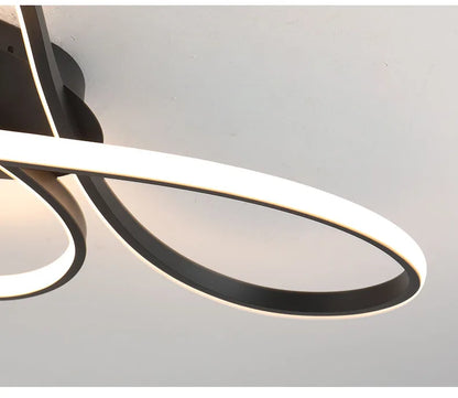 Neue Decke Moderne Kronleuchter Lichter für Wohnzimmer Schlafzimmer Arbeitszimmer Schwarz LED Deckenleuchte für Zimmer Kronleuchter Leuchten.