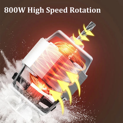 800W 3L Electric Meat Grinder Multifunction Food Processor Stainless Steel Kitchen Grinder Vegetable Chopper Slicer Machine Home.