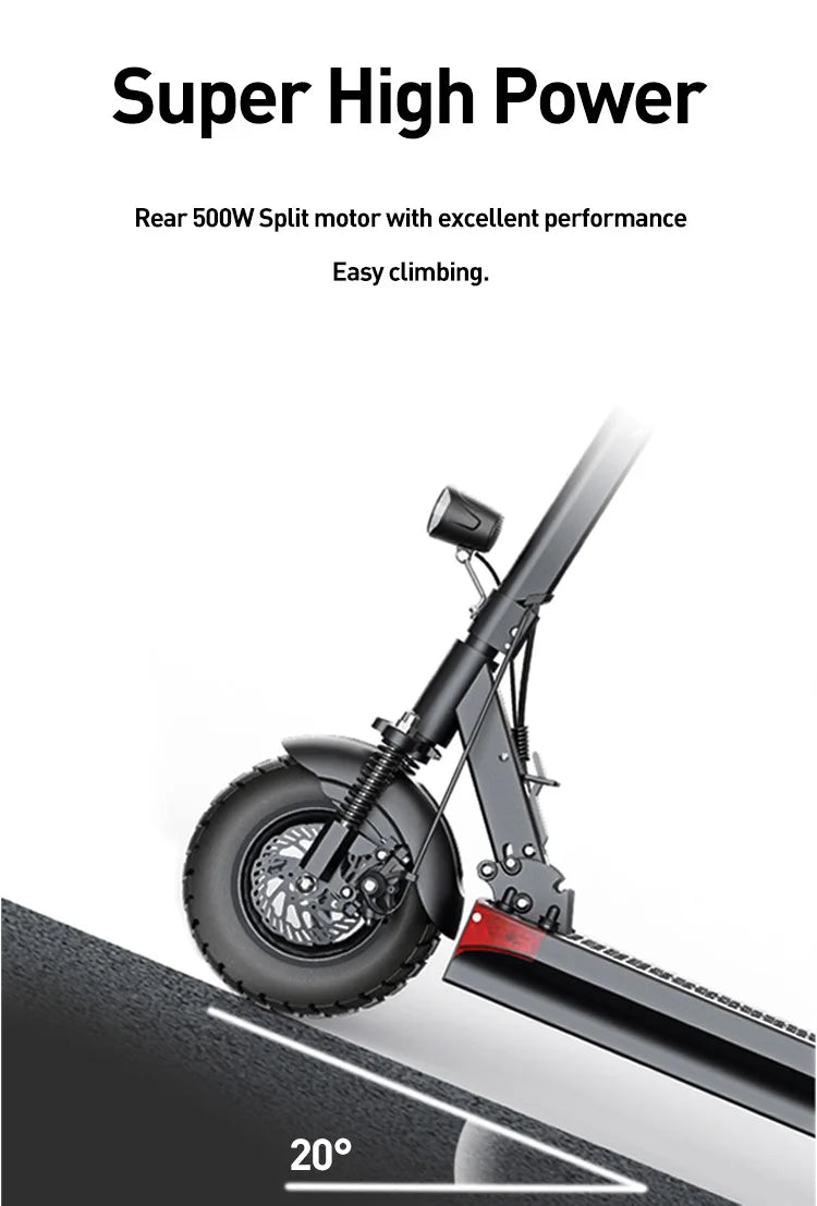 JOYOR Y6-S Electric Scooter for Adults 500W Motor 48V 18Ah Foldable Electric Scooter 10 Inch Tire City Commuter Electric Scooter.