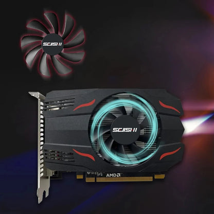 SEJISHI Video Card RX560 4G D5 Graphics Cards 128Bit GDDR5 AMD GPU RX560 4GB Gaming Card placa de video Diy Gaming Computer.