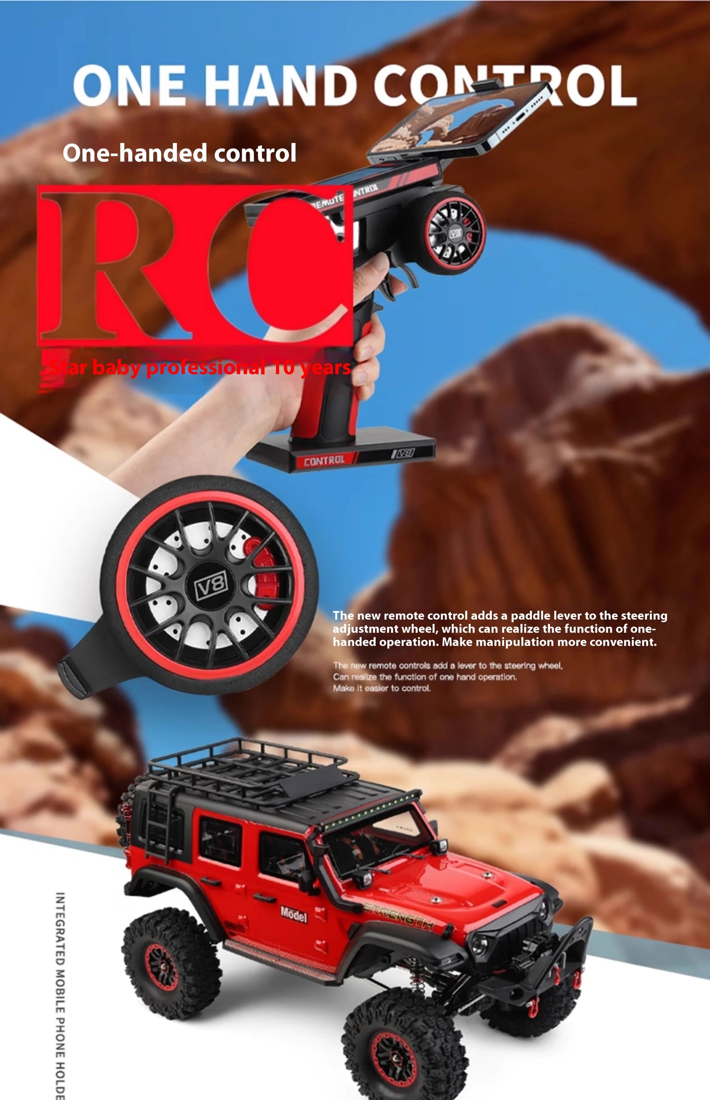 1/10 WLtoys 104006 Remote Control Car Rc Craweler Car Rc Car Drift Car Full Proportional Rock Crawler 4WD Off-road Truck Toys