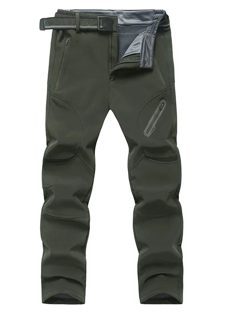 Big size 8XL 9XL Fleece Tactical Pants Men Military Softshell Hiking Camping Fishing Trekking Cargo Pants Winter Casual Trousers.