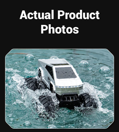 JJRC Auto Remote Control Car Alloy Rc Cars Trucks Vehicle Full-Scale Car Motorcycle Camping Trailer Toys for Boys Kids Children