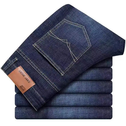 Neue Männer Licht Luxus Stretch Slim Fit Hosen Komfortable Weiche Business-Mode Gerade Casual Denim Hosen Männliche Marke Kleidung.