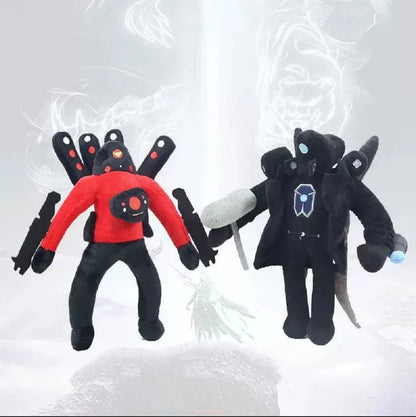 2025 new Skibidi Toilet Clockman Titan TV Man Speakerman Plush Horror Game Cartoon Stuffed Doll Kids Birthday Christmas Gifts