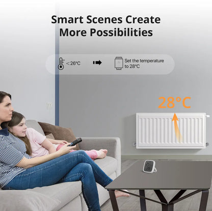 SONOFF TRVZB Zigbee Thermostatic Radiator Valve Smart Home Temperature Controller Remote Control Via Ewelink Alexa Google ZHA.