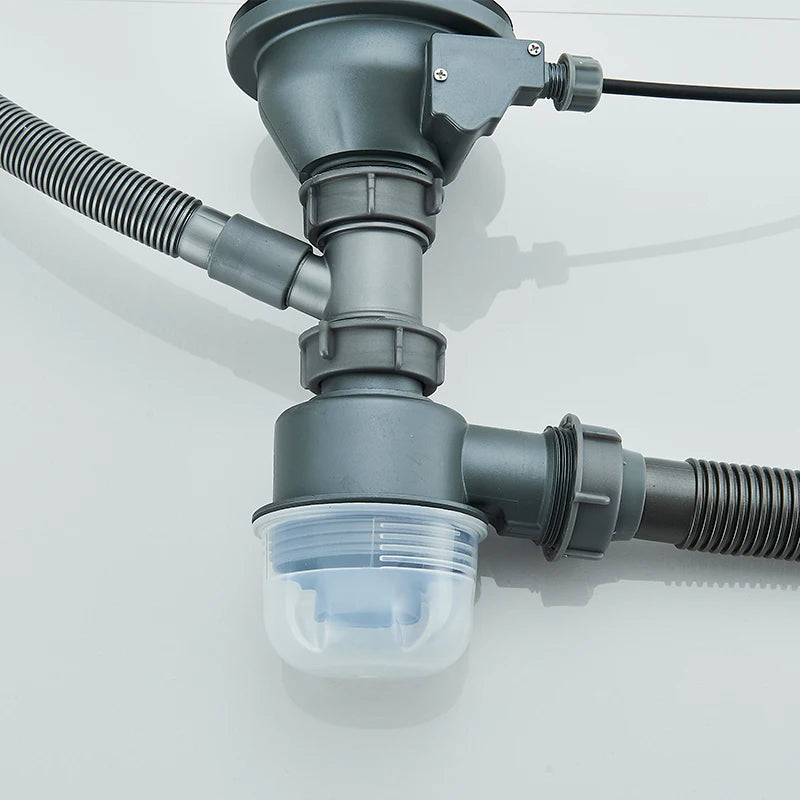 304 Stainless Steel  Multifunctional Kitchen Sink Faucet Set Rainfall Spout Pull Out Sprayer Pure Tap Cold Hot Water Mixer