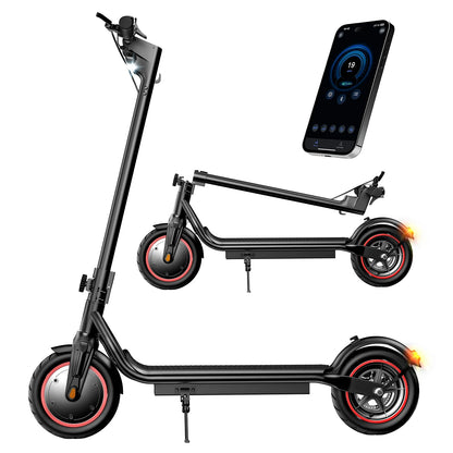 ISCOOTER W5 Electric Scooter Adults 350W motor 36V7.8Ah E-Scooter 8.5" Inflatable road Tires Foldable EScooter.