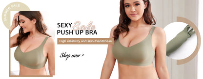 FallSweet Plus Size Bra Active Bras for Women Comfort Seamless Bralette Push Up Sport Brassiere Sexy Intimate Lingerie.