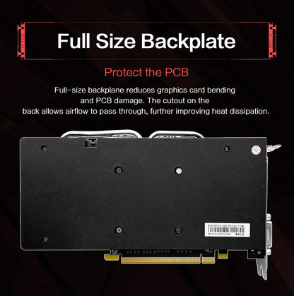 MLLSE AMD RX 580 8GB 2048SP GDDR5 256Bit Gaming Graphics Card 6Pin PCI Express 3.0 ×16 Game Radeon GPU rx580 8g.