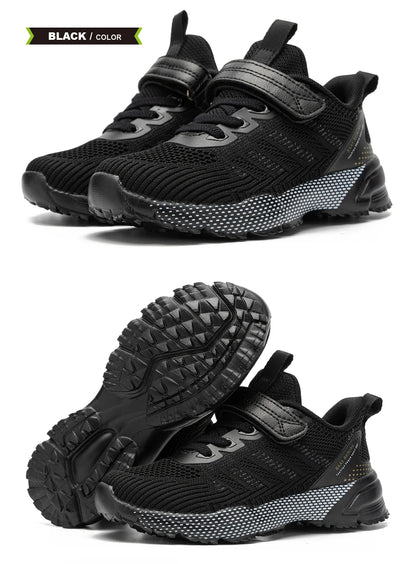 Baasploa Children Running Shoes Fashion Lightweight Boys Sport Sneakers Breathable Mesh Tenis School Shoes for Boys Kids Sneaker.