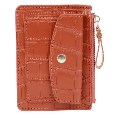 Women Fashion Short Wallet PU Leather Coin Card Holder Solid Color Casual Money Wallet Female Outdoor Bag.
