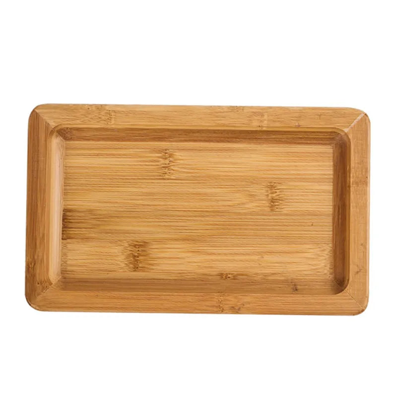 Multifunctional Bamboo Wooden Tobacco Cone Holder Portable Herb Rolling Tray Cigarettes Accessories.