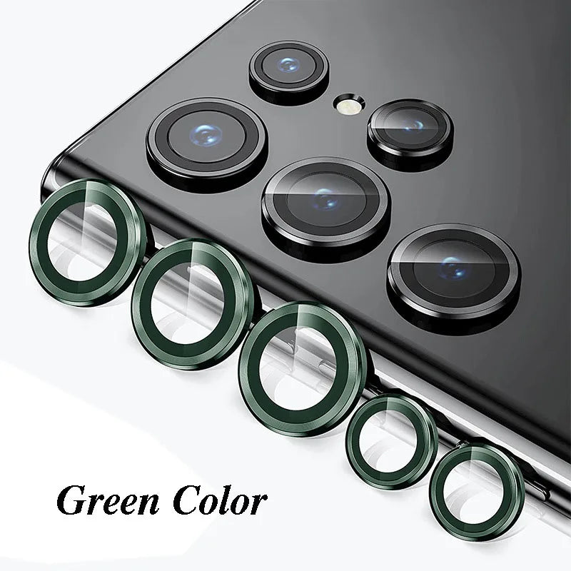 Camera Lens Protetor For Samsung S25 S24 ultra S24 S23 S22 ultra Case Tempered Glass Film Titanium Alloy Ring Phone Accessories.