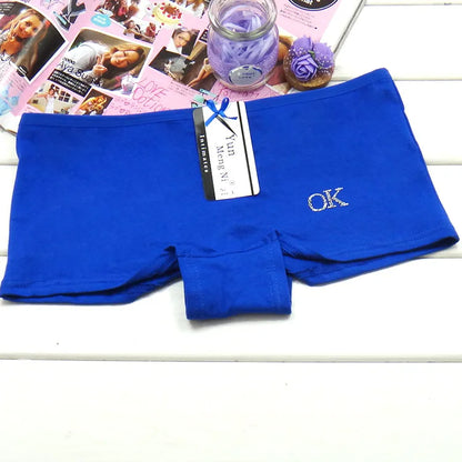 Panties cotton boxer women underwear Safety female panty print lingerie ladies girls intimate woman 5 Pcs/Lot.