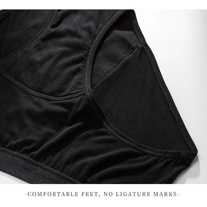 Menstrual panties 4 layer cotton physiological period leakage prevention heavy absorbent reusable mid-waist panties.