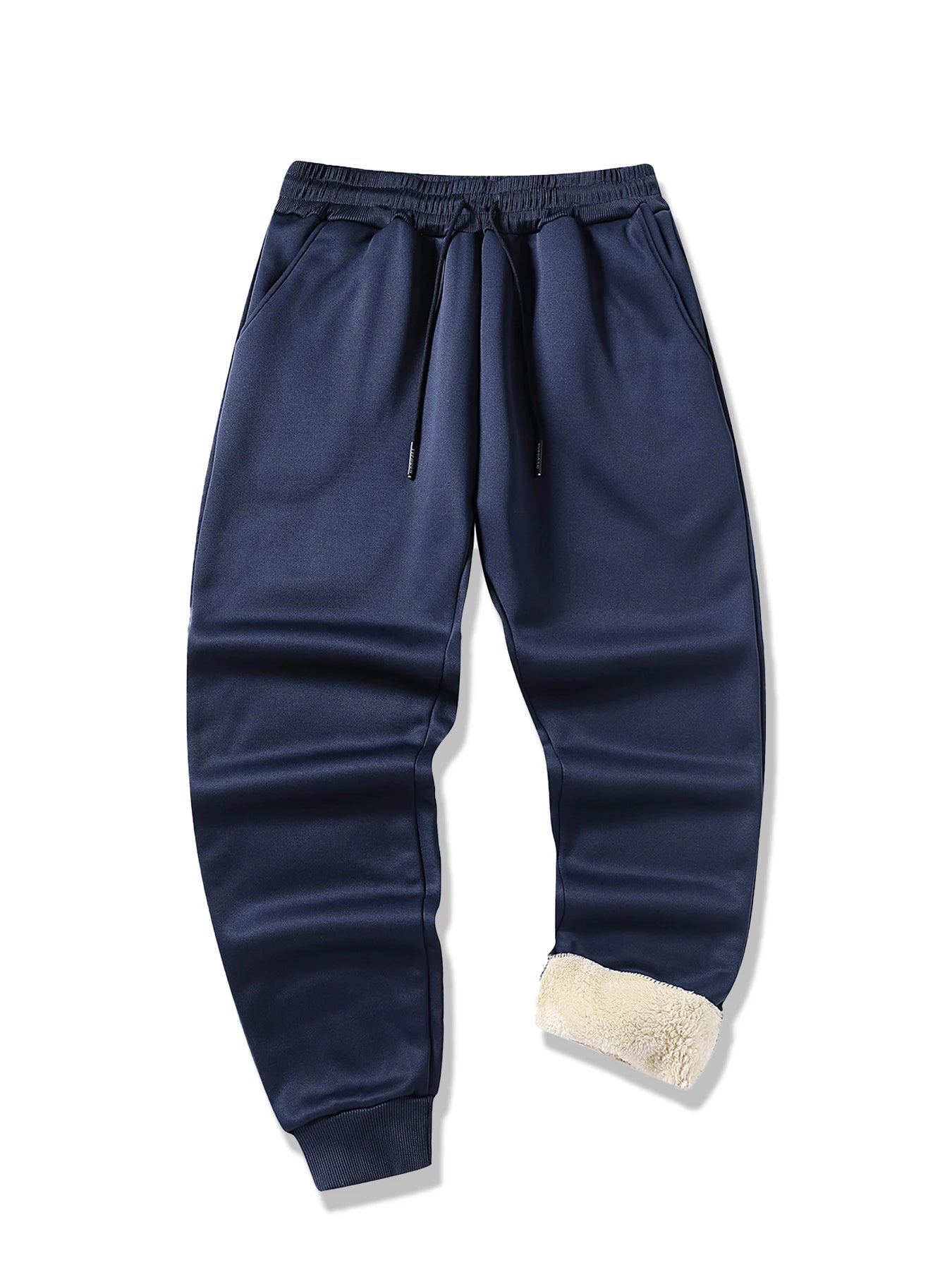 Men's Jogging Sports Pants Autumn Winter Thick Fleece Sweatpants Drawstring Outdoor Casual  Trousers Warm Daily Fitness Clothing.