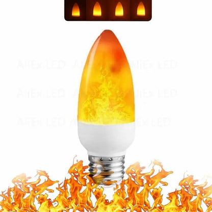 USB LED E27 Flamme Glühbirne Feuer E14 lampe Mais Birne Flackern LED Licht Dynamische Flamme Wirkung 3W 5W 7W 9W 110V-220v für Home Beleuchtung