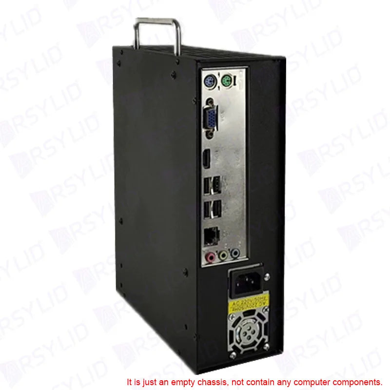 ARSYLID D9 M-ATX Computer Case 5.3L Smaller Mini Core Display Form Factor Chassis 63mm Radiator Flex PSU.