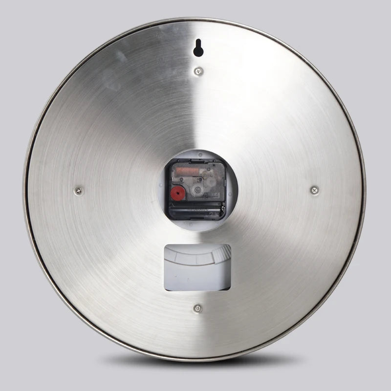 34 cm Luxus Kreative Wanduhr Moderne Metall Design Kunst Wanduhr Hause Große Digitale Leucht Schlafzimmer Dekoration Uhr