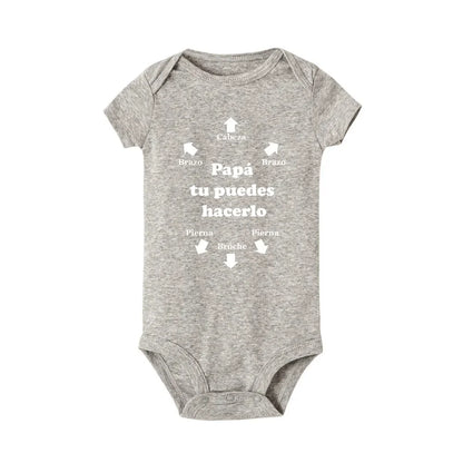 Papa Tu Es Le Meilleur Baby Body Niedlicher Sommer Baby Strampler Body Jungen Mädchen Kleidung Outfits Babykleidung Vatertagsgeschenk