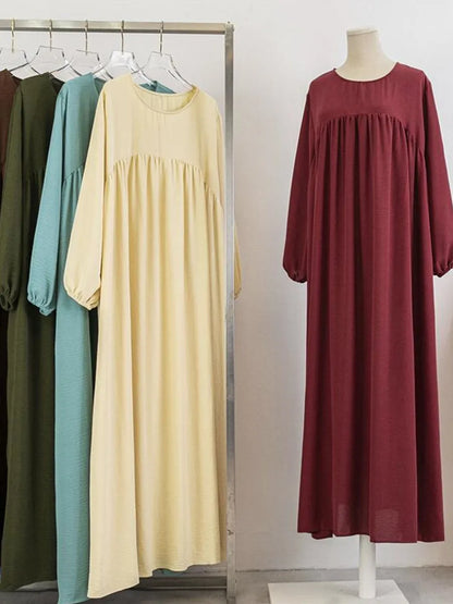 Muslim Women Dubai Abaya luxury kebaya Solid Color Long Dress Modest Ramadan Robe kaftan Femme musulmane african Islam Clothing.