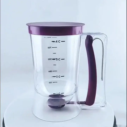 1 Pcs 900ml Batter Dispenser Hand-held Graduated Funnel Pastry Dough Dispensador For Pancake Cupcakes Cake.