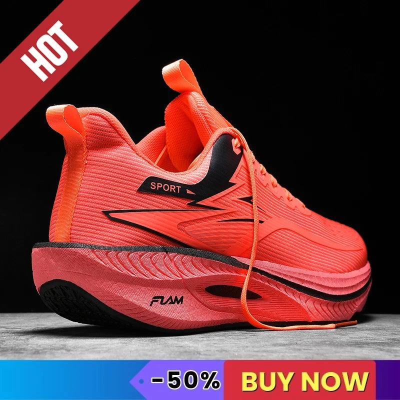 Sports Running Shoes Men Sneakers Marathon Breathable Comfortable Brand Trend Women Athletic Trainer Outdoor Sneakers AirCushion