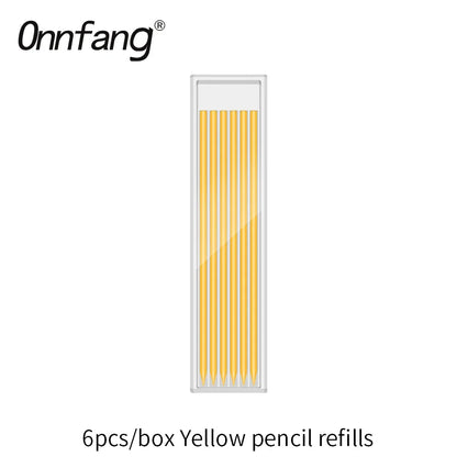 2,8 mm solider Zimmermanns-Druckbleistift mit Spitzer für Holzbearbeitungsbau, langer Kopf, Zimmermannsbleistift, Schreibwarenbedarf.