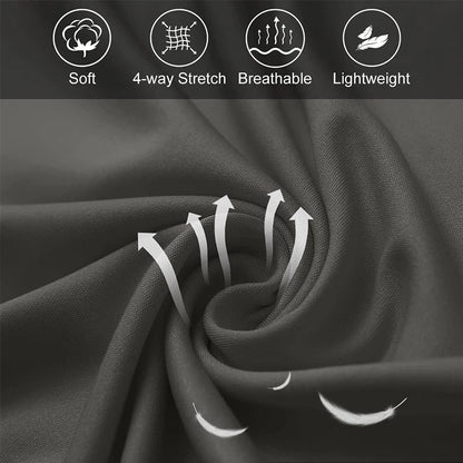 Men's UPF 50+ Sun Protection Hoodie T-Shirts Long Sleeve SPF/UV Quick Dry Lightweight Fishing Workout Thumbhole T-Shirt Male.