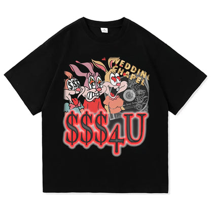 Drake Tour with Partynextdoor Cotton 2025 T-shirt Vintage O-Neck Short Sleeve T-Shirts.