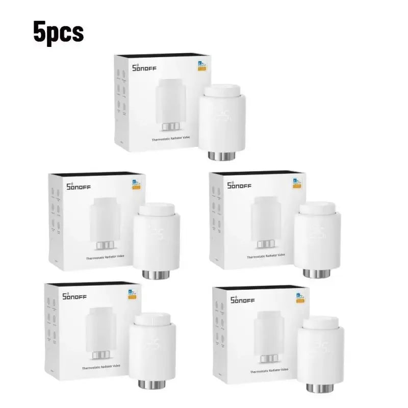 SONOFF TRVZB Zigbee Thermostatic Radiator Valve Smart Home Temperature Controller Remote Control Via Ewelink Alexa Google ZHA