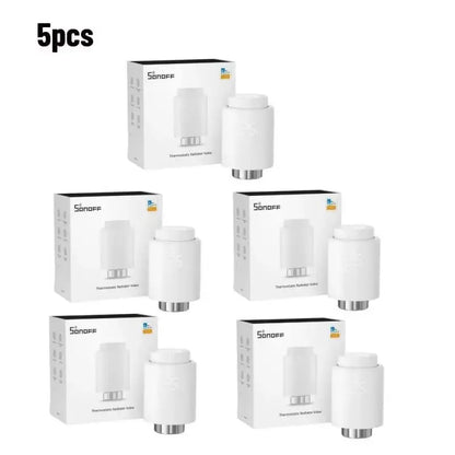 SONOFF TRVZB Zigbee Thermostatic Radiator Valve Smart Home Temperature Controller Remote Control Via Ewelink Alexa Google ZHA