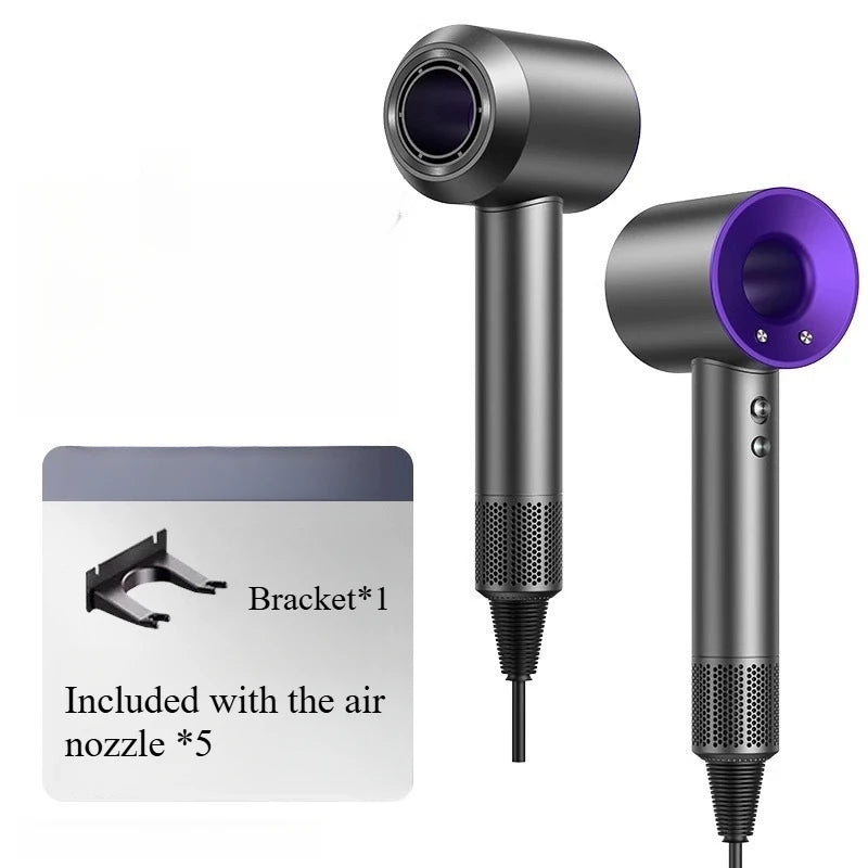 Super Hair Dryer 220V Leafless Hair Dryer Personal Hair Care Styling Negative Ion Tool Schedule Negative Ion Electric Dryer 2.7M