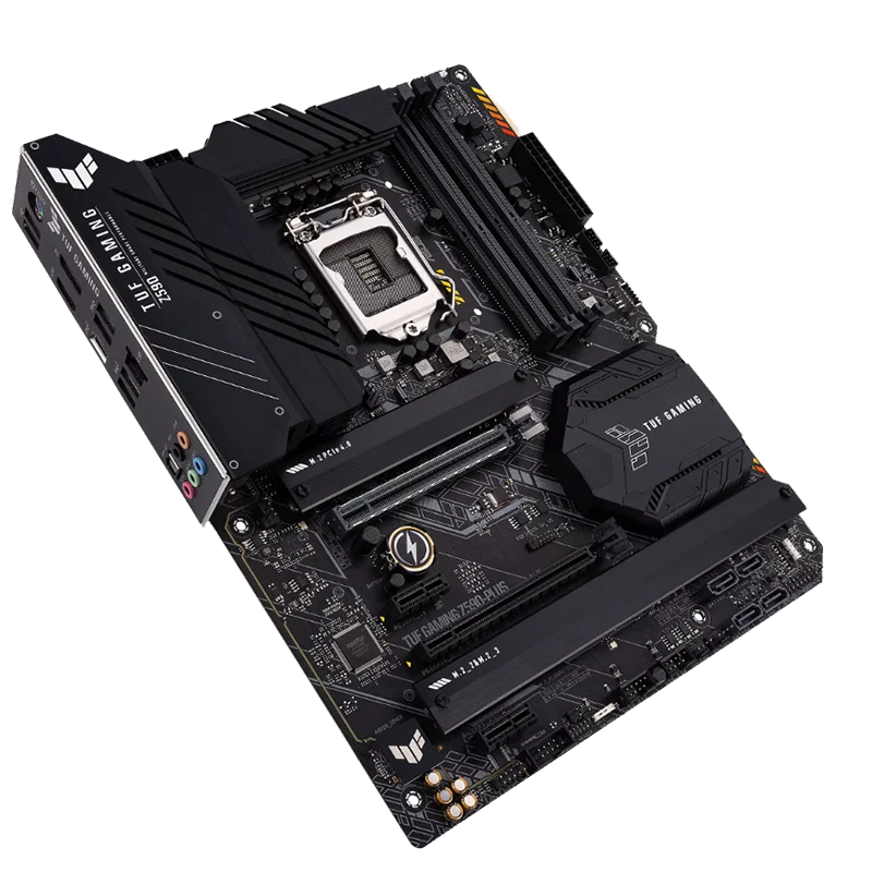 ASUS TUF GAMING Z590-PLUS WIFI LGA 1200 Intel Z590 ATX M.2 Desktop Motherboard.