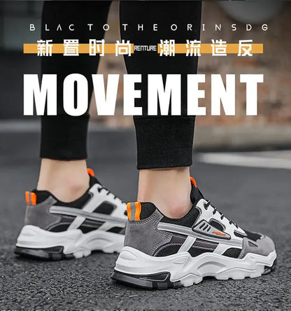 Men's Breathable Mesh Running Sneakers  Running Shoes Outdoor Anti-skid Sports Running Shoes Men Fashion Sports Shoes 2024.