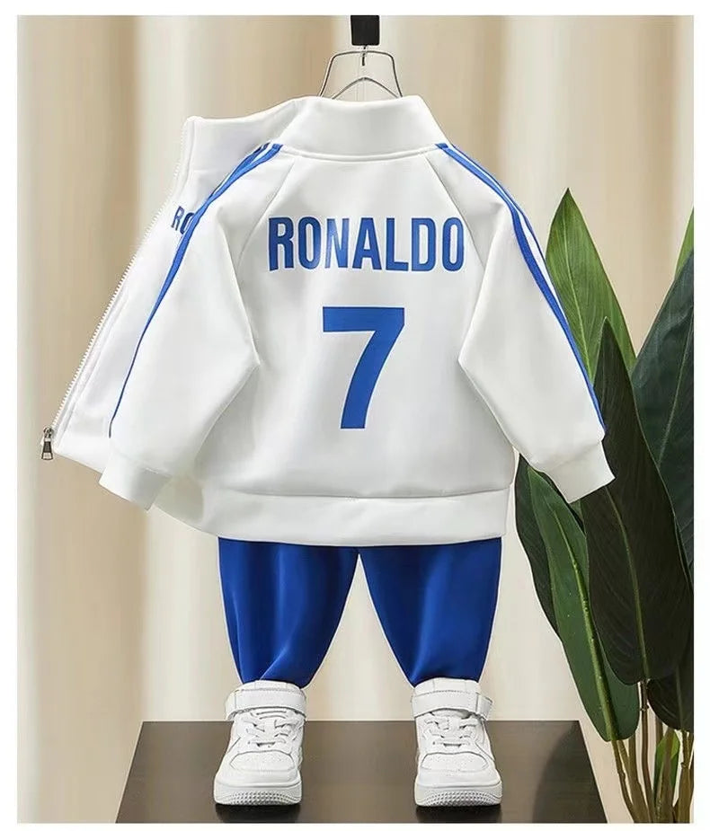 Children Clothing Set Boy Clothes Spring Suit Baby Sets Cute Cotton Coat Pants Kids Soft Tracksuit With Bag 2-10Y 2024 New.