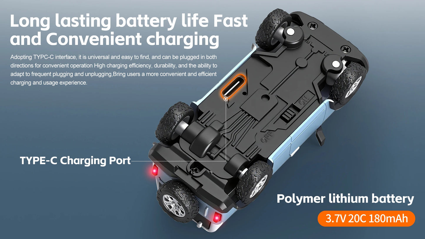 WLtoys 1/64 Mini RC Car with 720P FPV Camera Wifi APP Control 2.4G Reomte Contorl Racing Vehicle Toy for Children 6405 6406.