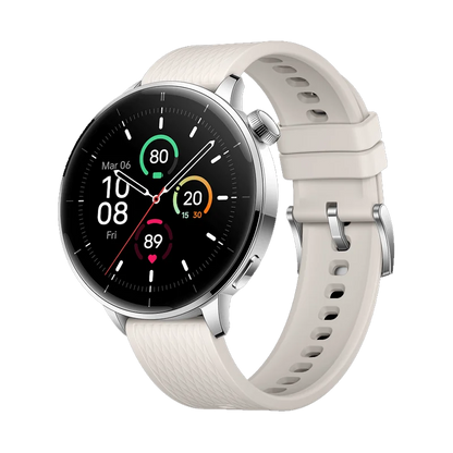 OnePlus Watch 3 43mm Smartwatch 1.32 inches AMOLED  Display Snapdragon W5 Gen 1,7 days Battery Bluetooth 5.2 NFC Google Wallet,SpO2,Sleep Blood Oxygen,Heart rate tracking,100+ original watch faces and Google play