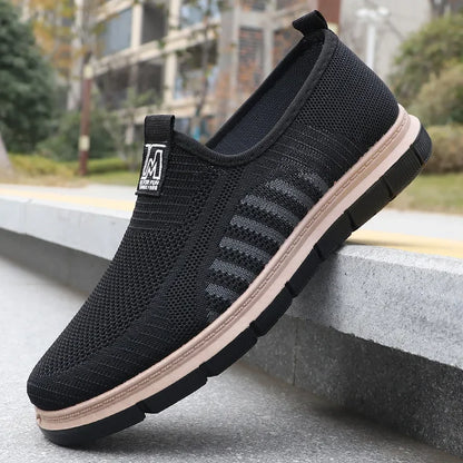 Men's Casual Sneakers Spring Summer Breathable Mesh Lightweight Soft Sole Antimicrobial Free Shipping Shoes.