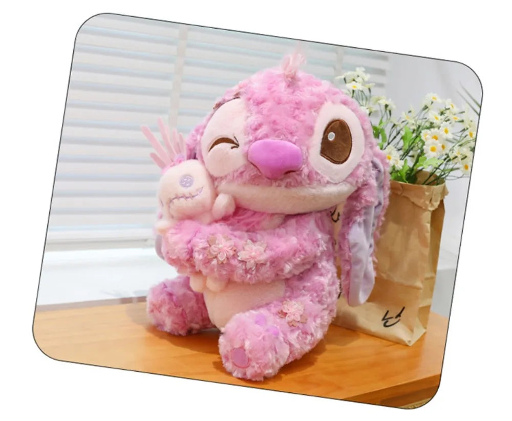 70cm Big Size Disney Lilo & Stitchanime Plush Stuffed Doll Room Decoration Peluche Pillow Angel Plushies Ornaments Gifts