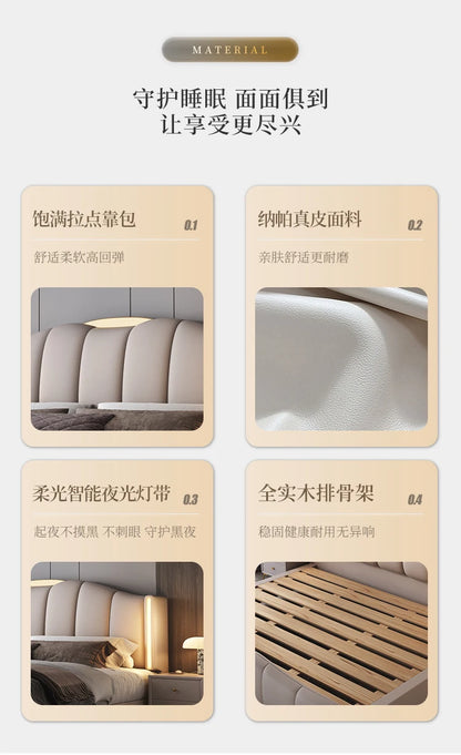 200 x 220 cm Rahmen-Kopfteil, Hochzeitsbett, Hauptschlafzimmer, Kingsize-Doppelbett, 3 Schubladen, Aufbewahrung, luxuriöse Schlafzimmermöbel in voller Größe