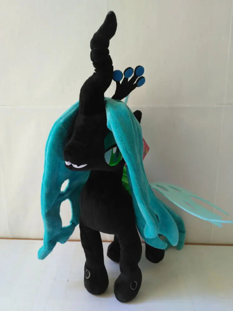 [ Funny ] Movies & TV 32cm little horse Queen Chrysalis plush toy high Quality soft PP cotton stuffed doll model baby kids toys.
