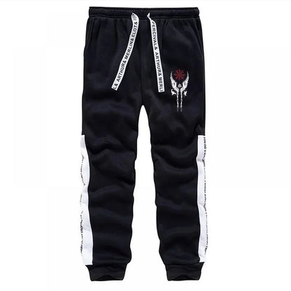 Mens Tracksuit Printed Casual Sweatshirts Sweatpants Single Piece Versatile Hoodie Pants Gym Sports Jogging Mens Clothing 2025.